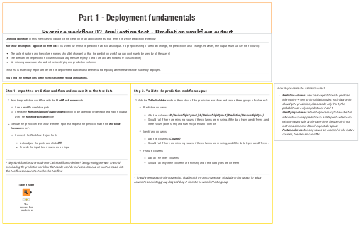 02 Application test - Prediction workflow output - exercise — NodePit