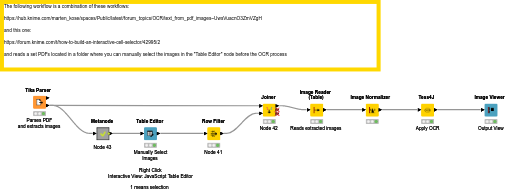Select Images Before PDF OCR — NodePit